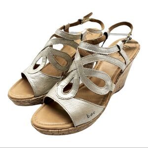 b.o.c. wedge sandals Sz 10M